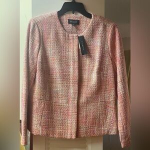 Talbots Orange and Pink Spec’d Suit Jacket